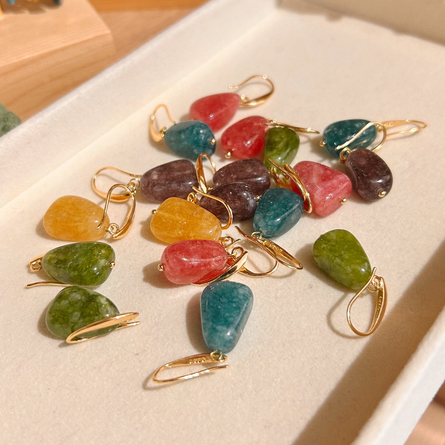 Pendientes Turmalina