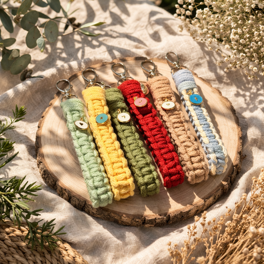 Accesorio artesanal llaves/movil