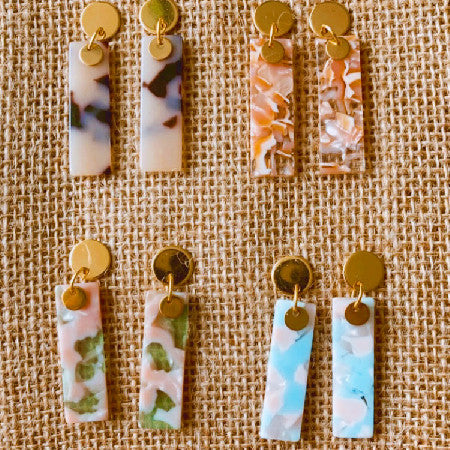 Pendientes Coral